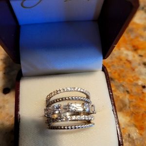 Man made diamond ring